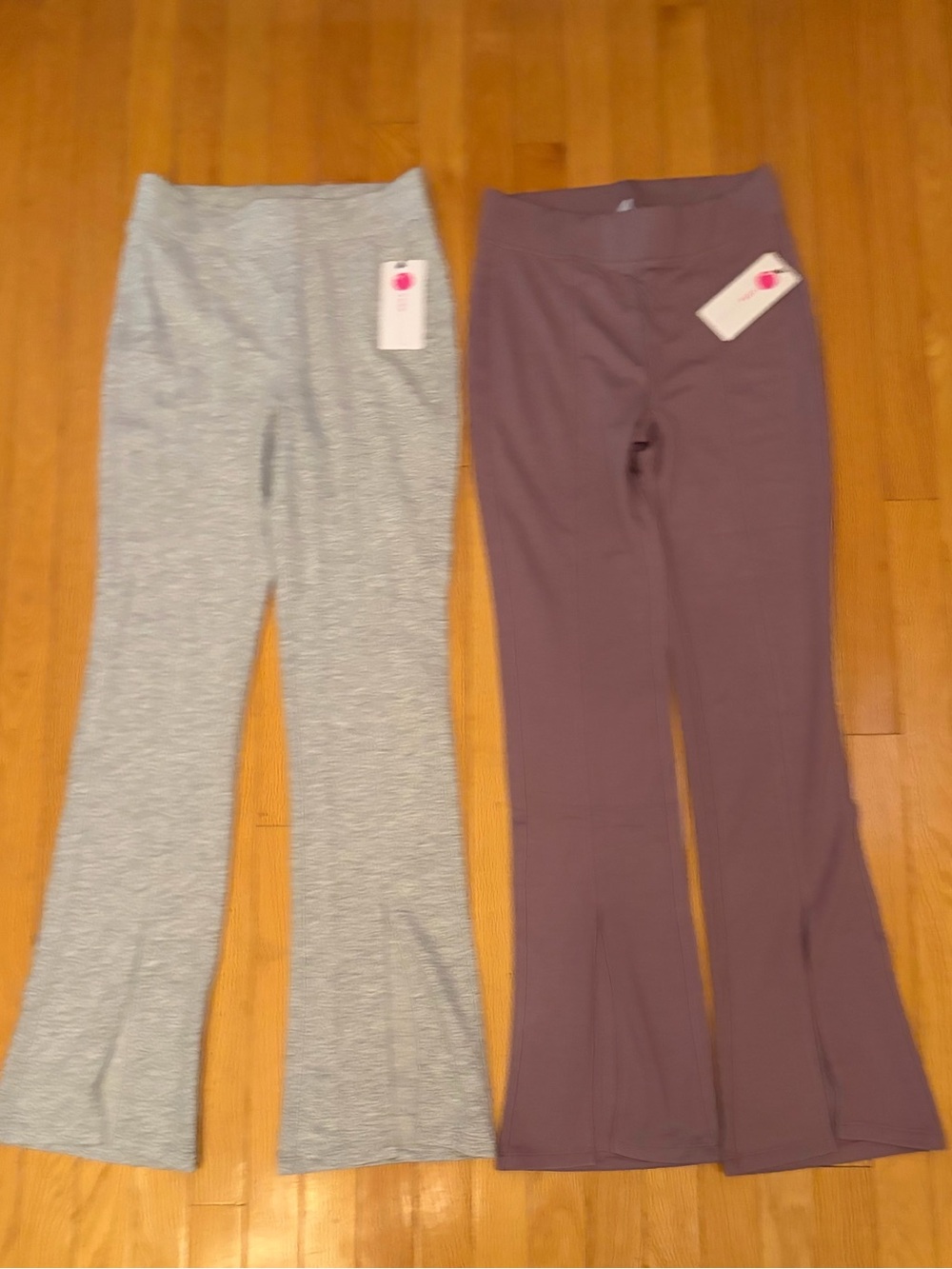 Yogalicious Women's Leggings Set - Grey & Mauve